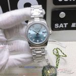 ZL Factory Rolex Datejust 31mm President Women's Watch - Ice Blue Dial ETA 2671 Automatic